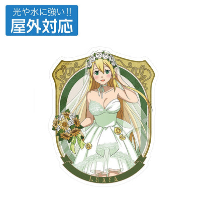 ソードアート・オンライン 描き下ろし リーファ 屋外対応ステッカー ウェディングドレス.. 【03/24頃入荷】