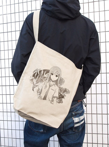 TVアニメ『義妹生活』 綾瀬沙季 ウォーターカラー ショルダートート NATURAL  【02/16頃入荷】