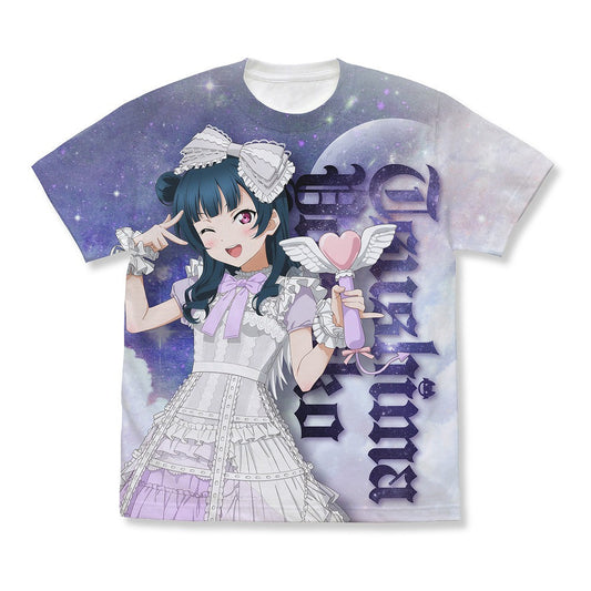 ラブライブ！サンシャイン!! 描き下ろし 津島善子 フルグラフィックTシャツ ソロコンサー.. WHITE S 【02/04頃入荷】