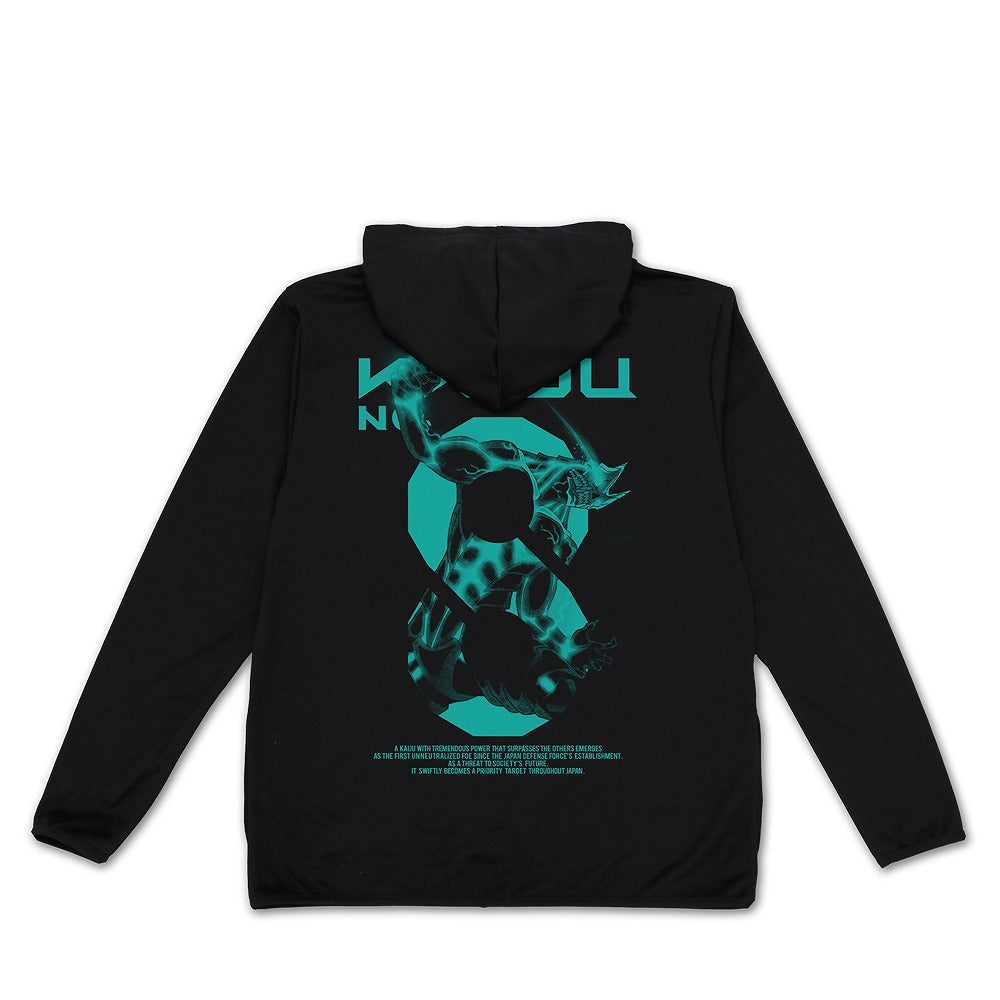 怪獣８号 薄手ドライパーカー BLACK XL  【03/16頃入荷】