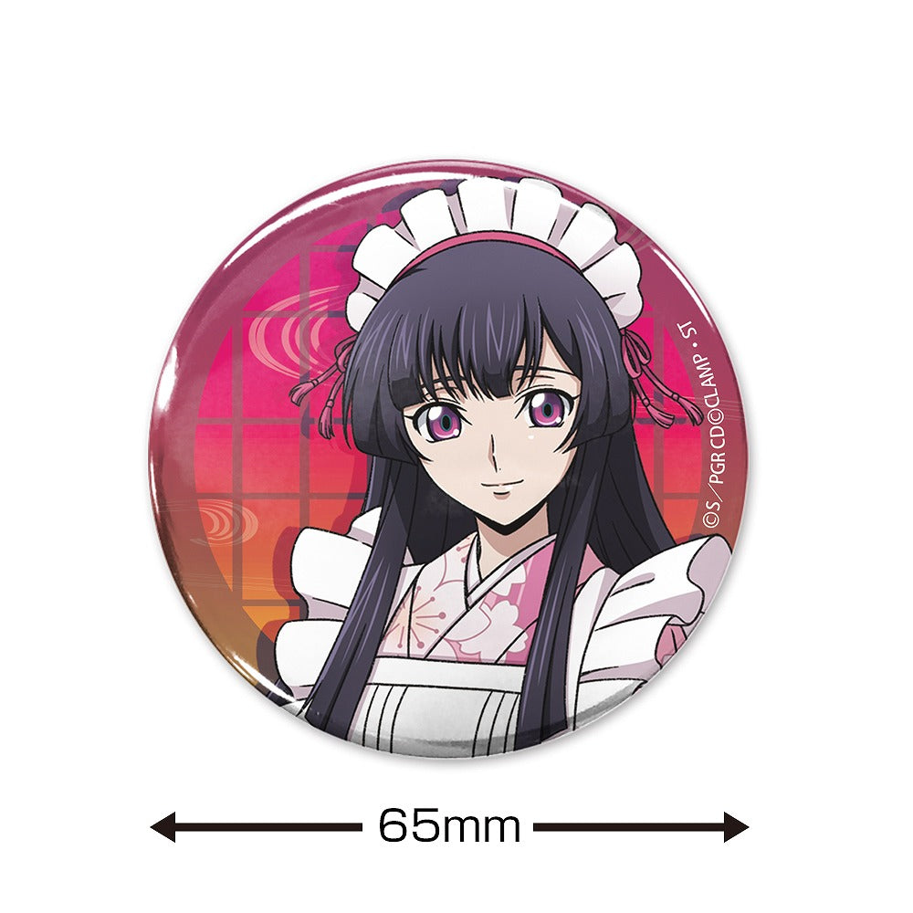 コードギアス 奪還のロゼ 描き下ろし 皇 サクヤ 65mm缶バッジ 和風メイドVer. 【03/24頃入荷】