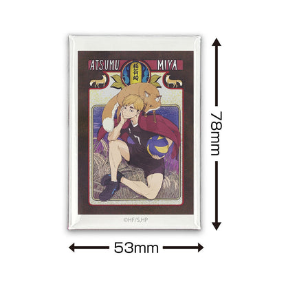 ハイキュー!! 宮 侑 スクエア缶バッジ 飛翔Ver. 【03/16頃入荷】