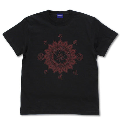 NARUTO-ナルト- 疾風伝 万華鏡写輪眼 Tシャツ BLACK L 【01/24頃入荷】