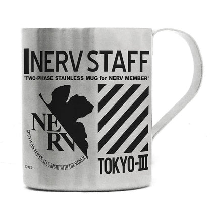EVANGELION ネルフ 二層ステンレスマグカップ 【01/24頃入荷】