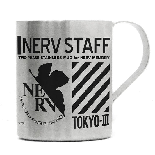 EVANGELION ネルフ 二層ステンレスマグカップ 【01/24頃入荷】