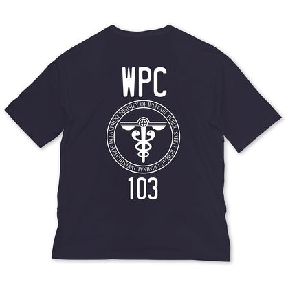 PSYCHO-PASS サイコパス ３ 公安局 ビッグシルエットTシャツ WHITE XL 【01/24頃入荷】