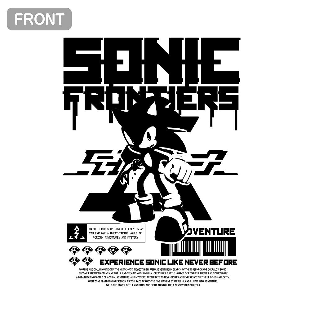 ソニックフロンティア ビッグシルエットTシャツ WHITE L 【01/24頃入荷】