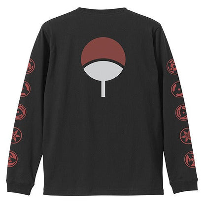 NARUTO-ナルト- 疾風伝 写輪眼 袖リブロングスリーブTシャツ BLACK XL 【01/24頃入荷】
