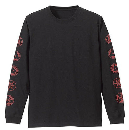 NARUTO-ナルト- 疾風伝 写輪眼 袖リブロングスリーブTシャツ BLACK XL 【01/24頃入荷】