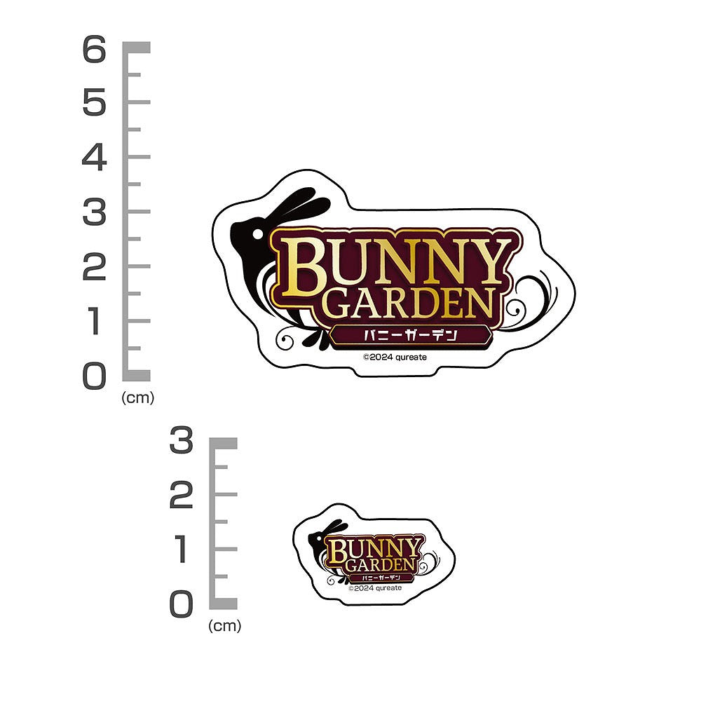 バニーガーデンロゴ ミニステッカーセット 【02/16頃入荷】