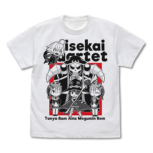 異世界かるてっと Tシャツ WHITE L  【03/04頃入荷】