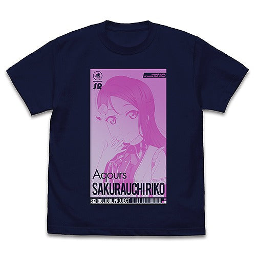 ラブライブ！サンシャイン!! 桜内梨子 Tシャツ ALL STARS Ver. NAVY L 【02/04頃入荷】