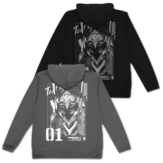 EVANGELION エヴァ初号機 薄手ドライパーカー GRAY L 【01/24頃入荷】