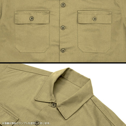 葬送のフリーレン フリーレン 刺繍ワークシャツ SAND KHAKI XL 【02/04頃入荷】