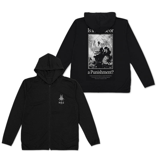 NieR:Automata Ver1.1a 2B 薄手ドライパーカー BLACK M 【12/24頃入荷】