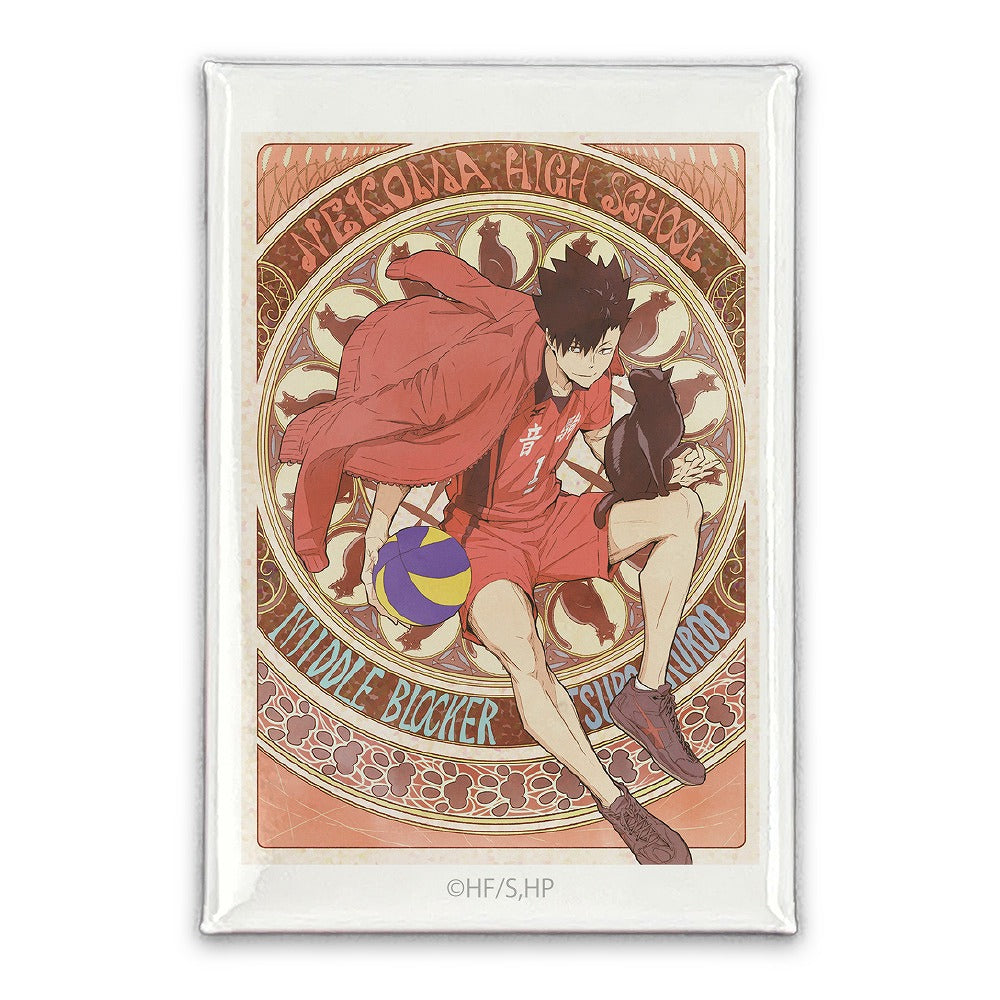 ハイキュー!! 黒尾鉄朗 スクエア缶バッジ 飛翔Ver. 【03/16頃入荷】