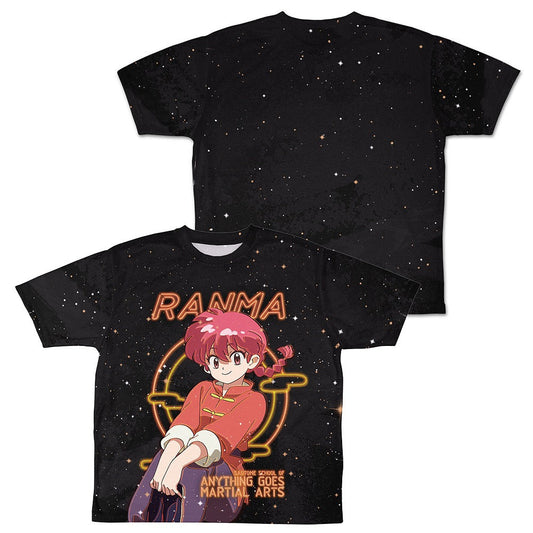 らんま１／２ らんま 両面フルグラフィックTシャツ ネオンサインVer. XL 【01/24頃入荷】