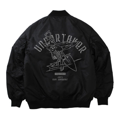 86―エイティシックス― 〈アンダーテイカー〉パーソナルマーク MA-1ジャケット MOSS L 【01/07頃入荷】