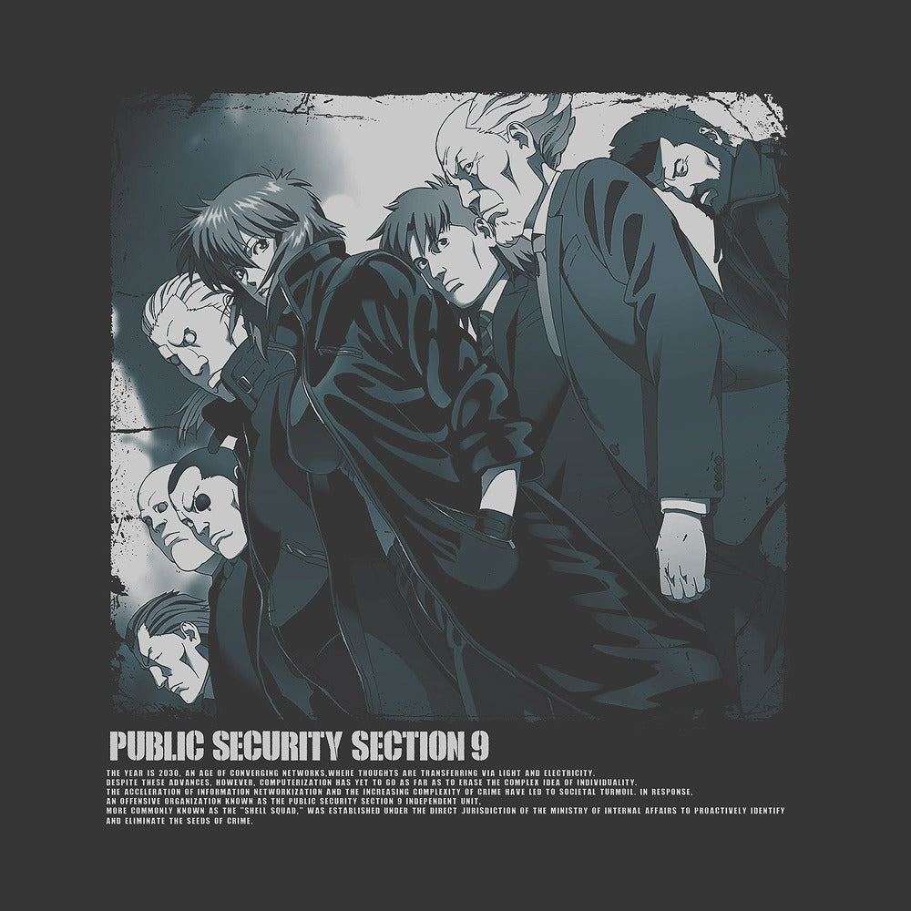 攻殻機動隊 STAND ALONE COMPLEX 攻殻機動隊 Tシャツ SUMI XL 【01/07頃入荷】