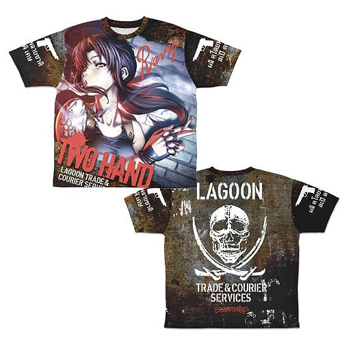 ブラック・ラグーン トゥーハンド レヴィ 両面フルグラフィックTシャツ L 【01/24頃入荷】