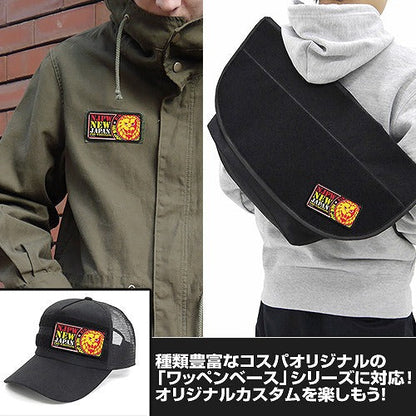 新日本プロレスリング ライオンマーク 脱着式フルカラーワッペン 【02/16頃入荷】