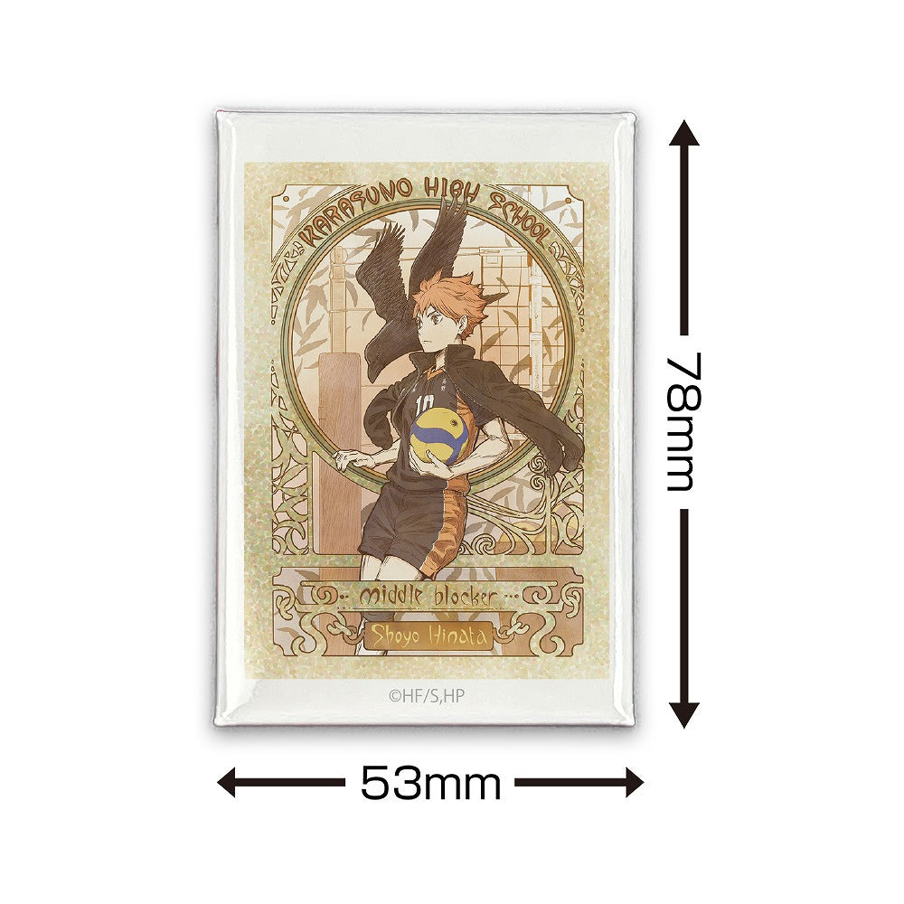 ハイキュー!! 日向翔陽 スクエア缶バッジ 飛翔Ver. 【03/16頃入荷】