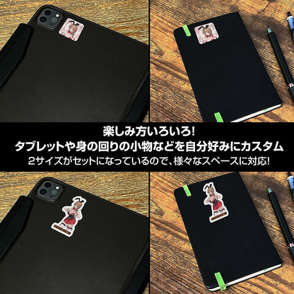 バニーガーデン 花奈 ミニステッカーセット 【02/16頃入荷】