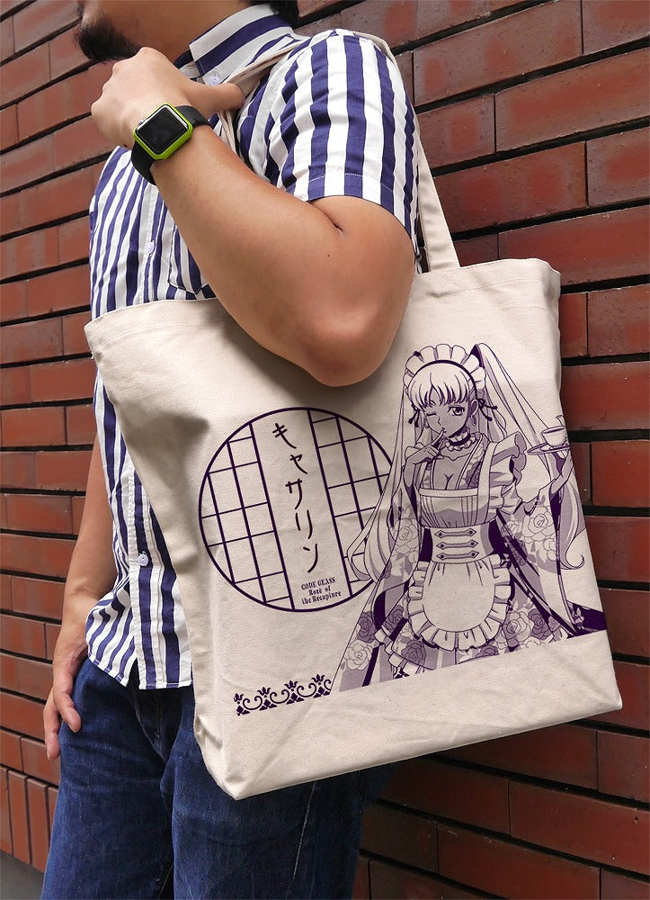 コードギアス 奪還のロゼ 描き下ろし キャサリン・サバスラ ラージトート 和風メイドV.. NATURAL  【03/24頃入荷】