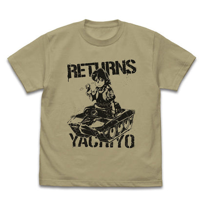 アポカリプスホテル 帰還したヤチヨ Tシャツ SAND KHAKI L 【01/07頃入荷】