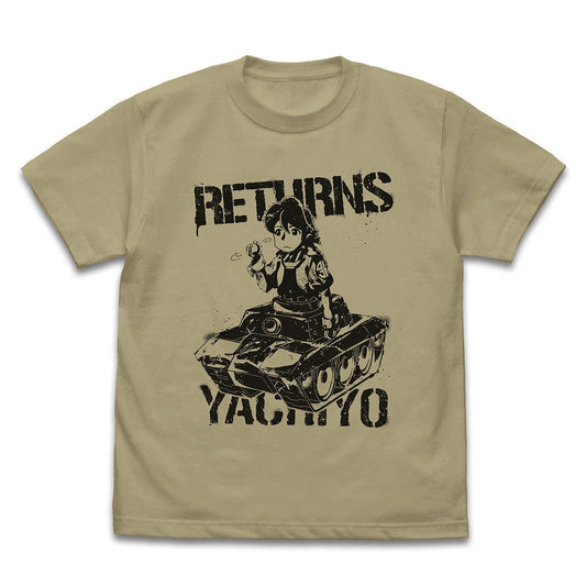 アポカリプスホテル 帰還したヤチヨ Tシャツ SAND KHAKI S 【01/07頃入荷】