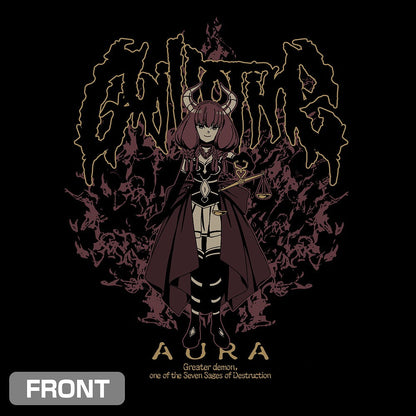 葬送のフリーレン アウラ Tシャツ BLACK XL 【02/04頃入荷】