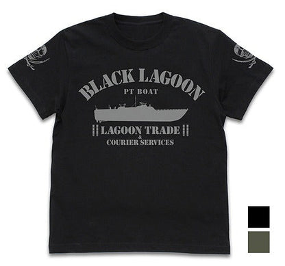 ブラック・ラグーン ラグーン号 Tシャツ MOSS L 【01/24頃入荷】