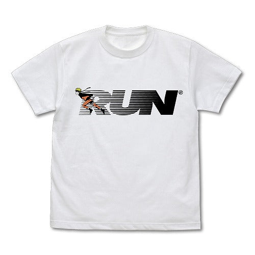 NARUTO-ナルト- 疾風伝 ナルトRUN Tシャツ WHITE S 【01/24頃入荷】