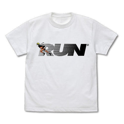 NARUTO-ナルト- 疾風伝 ナルトRUN Tシャツ WHITE XL 【01/24頃入荷】