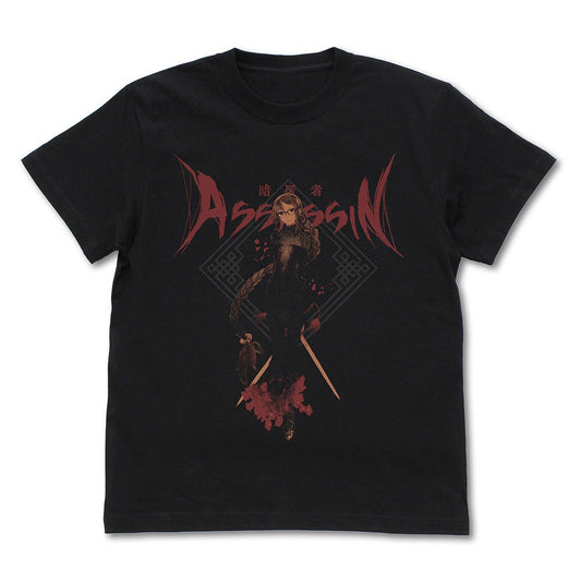 Fate/Grand Order アサシン/虞美人 Tシャツ 英霊召喚Ver. 虞美人 Tｼｬﾂ 英霊召喚Ver./BLACK M  【03/24頃入荷】