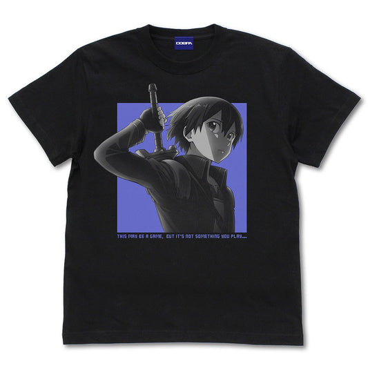劇場版 ソードアート・オンライン -プログレッシブ- 冥き夕闇のスケルツォ キリト Tシャツ SAO第5層Ver. BLACK L 【01/24頃入荷】