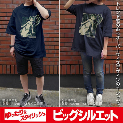 TVアニメ『うる星やつら』 ラム ビッグシルエットTシャツ  NAVY XL 【02/04頃入荷】