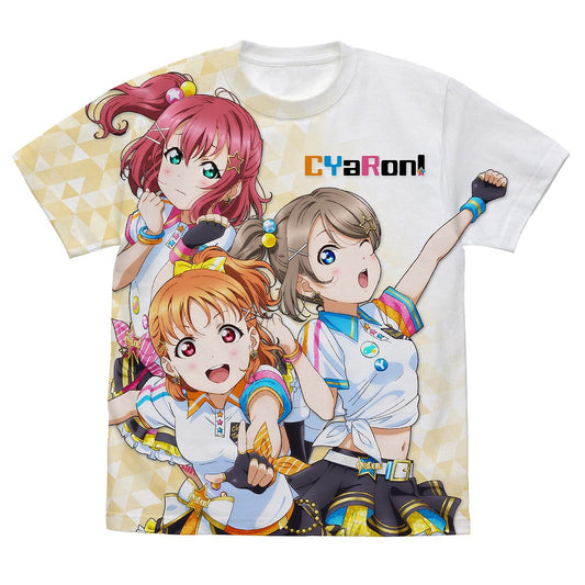 ラブライブ！サンシャイン!! CYaRon！フルグラフィックTシャツ WHITE M 【02/04頃入荷】