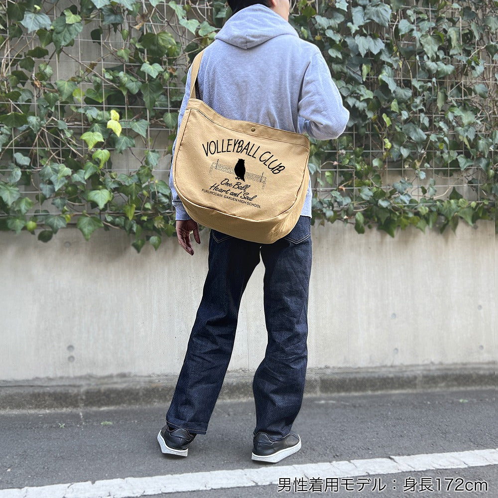 ハイキュー!! 梟谷学園高校バレーボール部 ニュースペーパーバッグ SAND KHAKI  【03/16頃入荷】