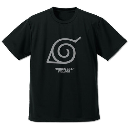NARUTO-ナルト- 疾風伝 木ノ葉隠れの里 ドライTシャツ OD XL 【01/24頃入荷】