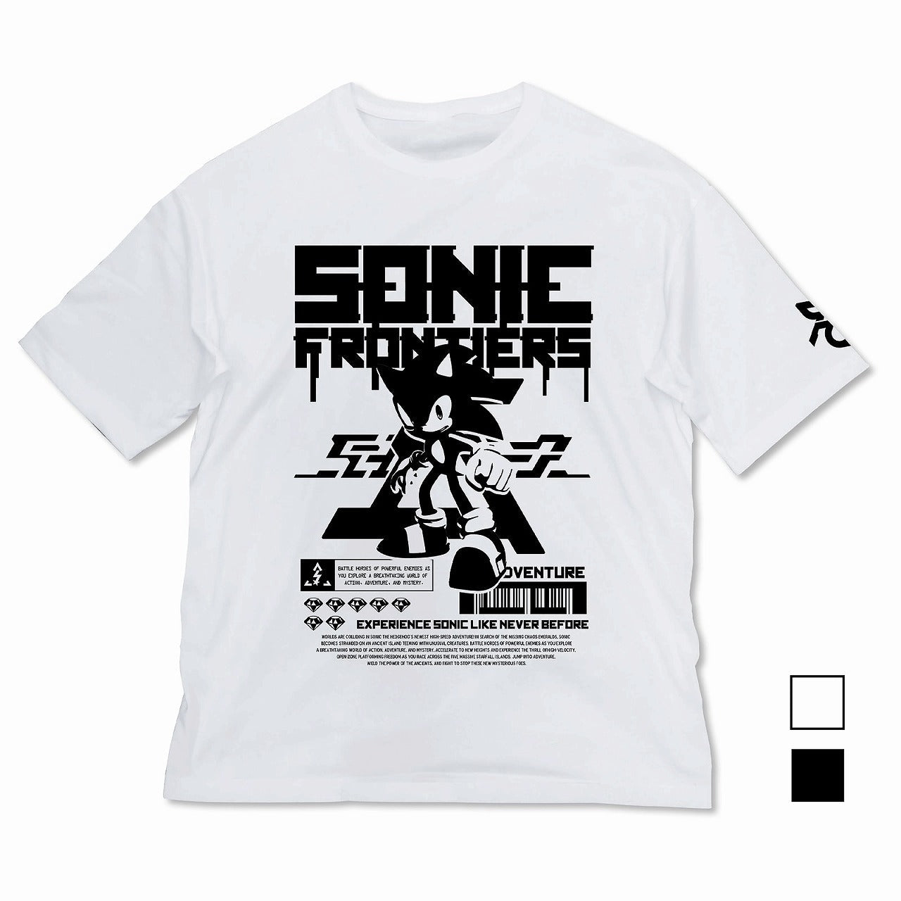 ソニックフロンティア ビッグシルエットTシャツ WHITE XL 【01/24頃入荷】