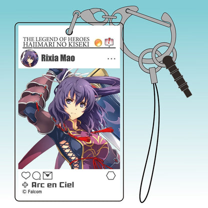 英雄伝説 創の軌跡 リーシャ・マオ SNS風アクリルキーホルダー 【02/04頃入荷】