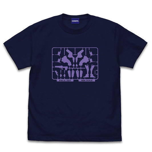 EVANGELION フィギュア Tシャツ復刻Ver. NAVY L 【01/24頃入荷】