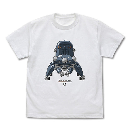 攻殻機動隊 STAND ALONE COMPLEX タチコマと同期中 Tシャツ Ver.2.0 WHITE M 【01/07頃入荷】