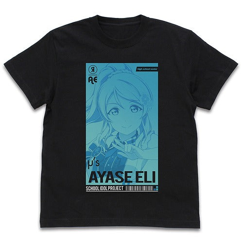 ラブライブ！ 絢瀬絵里 Tシャツ ALL STARS Ver. BLACK S 【02/04頃入荷】