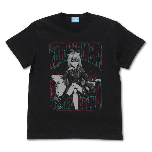 テレビアニメ「ひきこまり吸血姫の悶々」 テラコマリ・ガンデスブラッド Tシャツ BLACK L 【12/24頃入荷】