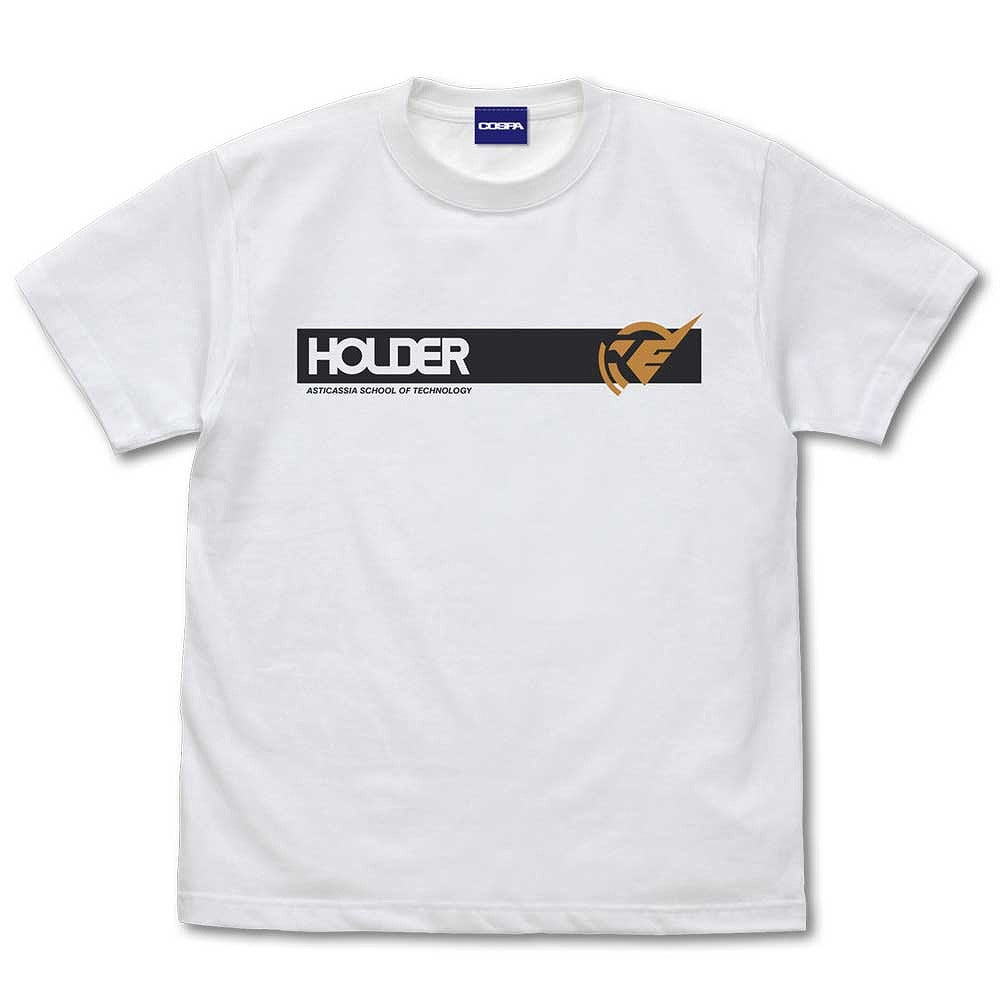 機動戦士ガンダム 水星の魔女 アスティカシア高等専門学園 ホルダー Tシャツ WHITE XL  【03/16頃入荷】