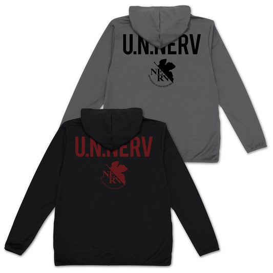 EVANGELION U.N.NERV 薄手ドライパーカー BLACK XXL 【01/24頃入荷】