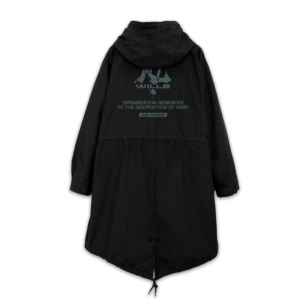 EVANGELION WILLE＆AAA Wunder M-51ジャケット BLACK M 【01/24頃入荷】