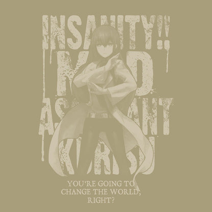 STEINS;GATE 鳳凰院紅莉栖 Tシャツ SAND KHAKI XL 【01/24頃入荷】